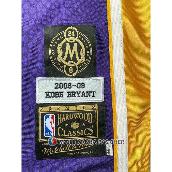 Maillot Los Angeles Lakers Kobe Bryant Exterieur Mitchell & Ness Volet